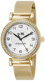 Coach Madison White Dial Gold Mesh Bracelet Watch for Women - 14502652 Buy Now By Coach