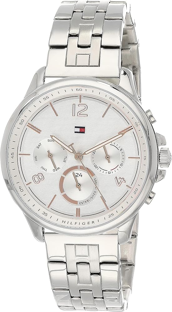 Tommy Hilfiger Harper Chronograph White Dial Silver Steel Strap Watch For Women - 1782222 Buy Now By Tommy Hilfiger