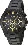 Hugo Boss Ikon Black Dial Black Steel Strap Watch for Men - 1513278 Buy Now By Hugo Boss