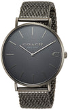 Coach Charles Black Dial Grey Mesh Bracelet Watch for Men - 14602145 Buy Now By Coach