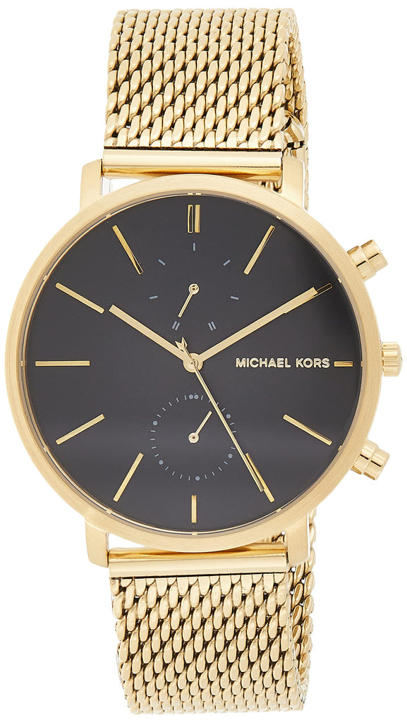 Michael Kors Jaryn Black Dial Gold Steel Strap Watch for Men - MK8503 Buy Now By Michael Kors
