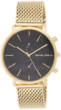 Michael Kors Jaryn Black Dial Gold Steel Strap Watch for Men - MK8503 Buy Now By Michael Kors