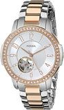 Fossil Architect Automatic Silver Dial Two Tone Steel Strap Watch for Women - ME3058 Buy Now By Fossil