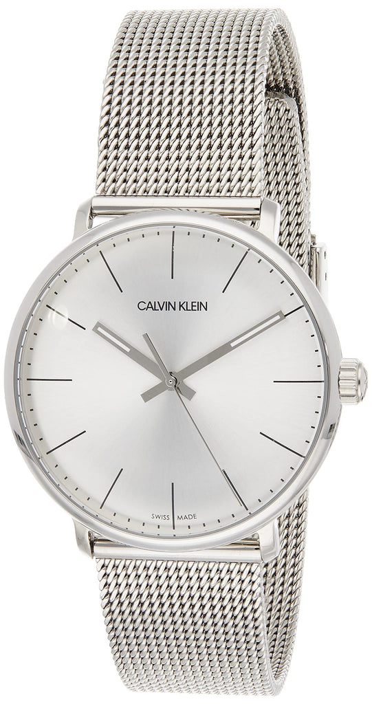 Calvin Klein White Dial Silver Mesh Bracelet Watch for Women - K8M21126 Buy Now By Calvin Klein