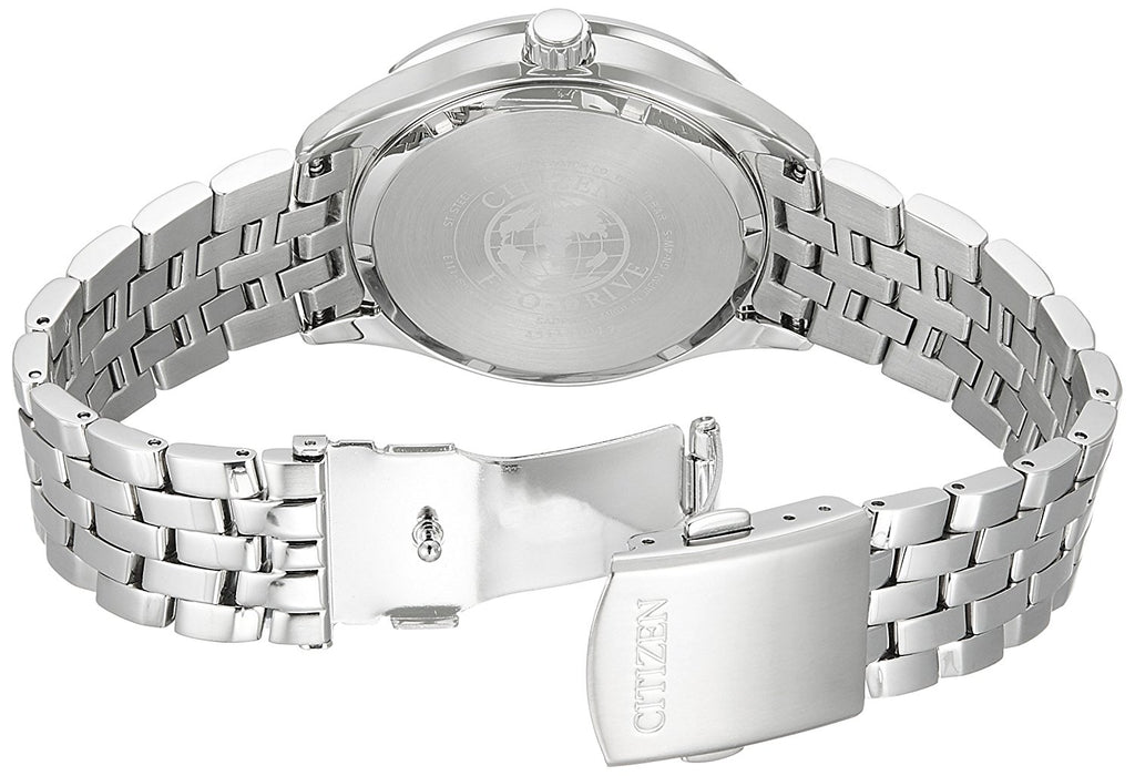 Citizen Eco Drive Black Dial Silver Steel Strap Watch For Men - BM7250-56E Buy Now By Citizen