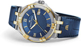 Maurice Lacroix Aikon Blue Dial Blue Leather Strap Watch for Men - AI1008-PVY11-432-1 Buy Now By Maurice Lacroix