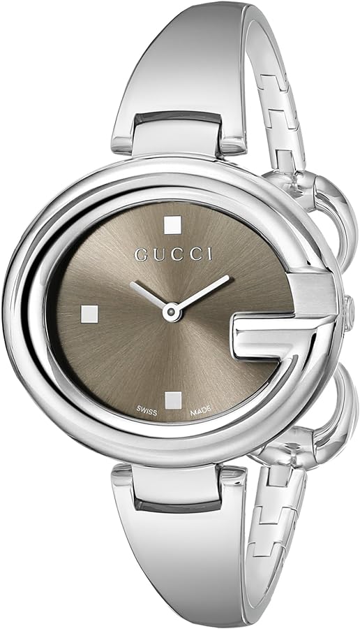 Gucci Guccissima Brown Dial Silver Steel Strap Watch For Women - YA134302 Buy Now By Gucci