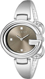 Gucci Guccissima Brown Dial Silver Steel Strap Watch For Women - YA134302 Buy Now By Gucci