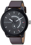 Tommy Hilfiger Denim Black Dial Brown Leather Strap Watch for Men - 1791478 Buy Now By Tommy Hilfiger