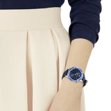 Swarovski Octea Nova Blue Dial Blue Leather Strap Watch for Women - 5295349 Buy Now By Swarovski