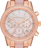 Michael Kors Ritz Chronograph Mother of Pearl White Dial Two Tone Steel Strap Watch For Women - MK6769 Buy Now By Michael Kors