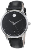 Movado 1881 Automatic Black Dial Black Leather Strap Watch for Men - 606873 Buy Now By Movado