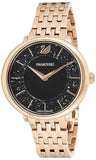 Swarovski Crystalline Chic Analog Black Dial Rose Gold Steel Strap Watch for Women - 5544587 Buy Now By Swarovski