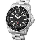 Gucci Dive Quartz Black Dial Silver Steel Strap Watch For Men - YA136301 Buy Now By Gucci