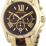 Michael Kors Bradshaw Chronograph Brown Dial Two Tone Steel Strap Watch For Women - MK5696 Buy Now By Michael Kors