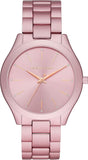Michael Kors Slim Runway Pink Dial Pink Steel Strap Watch For Women - MK4456 Buy Now By Michael Kors