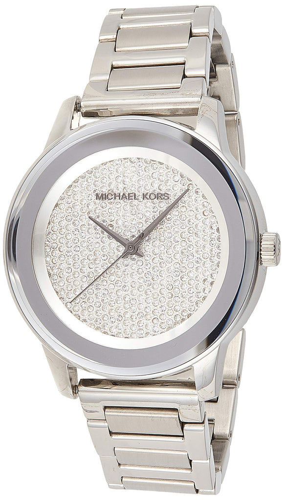 Michael Kors Kinley Diamond Pave Silver Dial Silver Steel Strap Watch for Women - MK5996 Buy Now By Michael Kors
