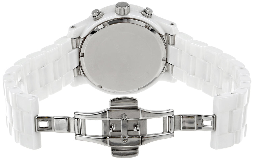 Michael Kors Runway White Ceramic Dial White Steel Strap Watch for Women - MK5161 Buy Now By Michael Kors