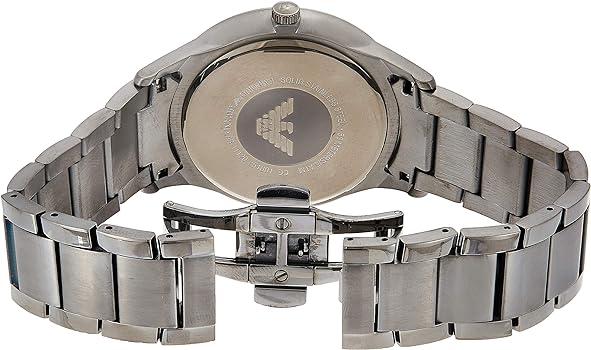 Emporio Armani Renato Quartz Grey Dial Grey Steel Strap Watch For Men - AR11120 Buy Now By Emporio Armani