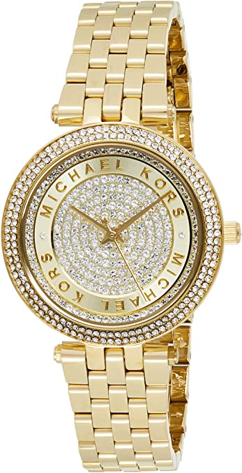 Michael Kors Darci Gold Dial Gold Steel Strap Watch for Women - MK3445 Buy Now By Michael Kors