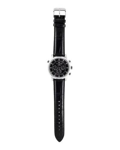 Tommy Hilfiger Harrison Chronograph Black Dial Black Leather Strap Watch for Men - 1790875 Buy Now By Tommy Hilfiger