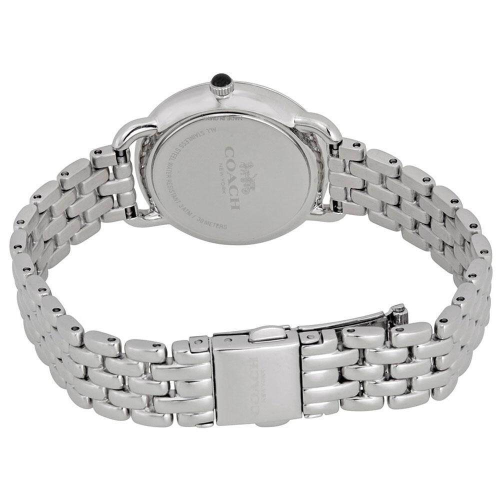 Coach Delancey Slim Silver Dial Silver Steel Strap Watch for Women - 14502781 Buy Now By Coach