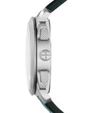 Fossil Machine Chronograph Blue Dial Blue Leather Strap Watch for Men - FS5262 Buy Now By Fossil