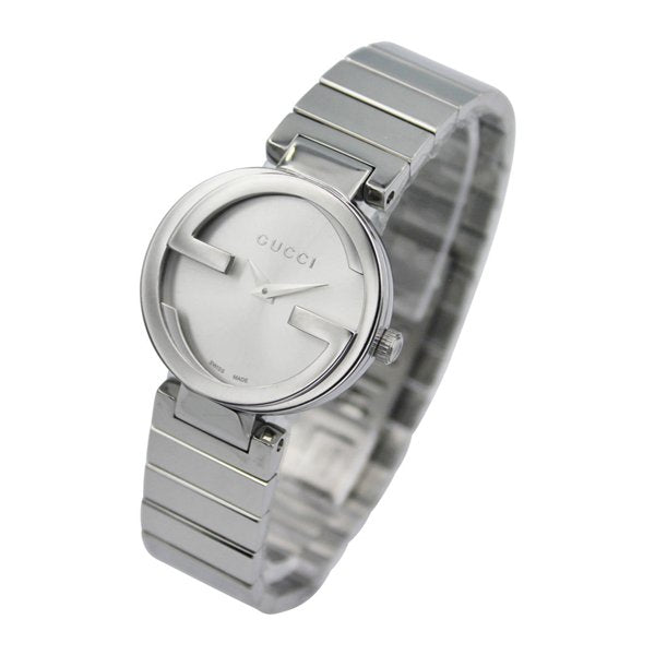 Gucci G Interlocking Silver Dial Silver Steel Strap Watch For Women - YA133503 Buy Now By Gucci