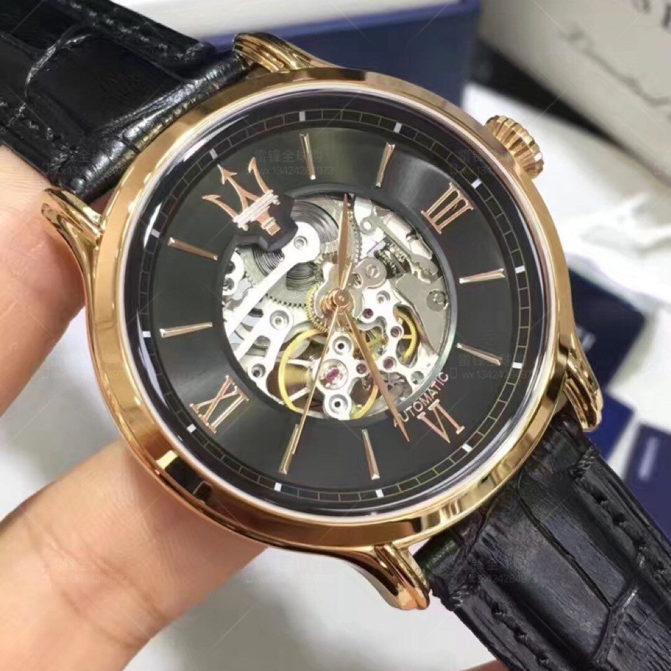 Maserati Epoca Automatic Skeleton Mechanical Black Watch For Men - R8821118001 Buy Now By Maserati