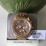 Michael Kors Lexington Rose Gold Dial Rose Gold Stainless Steel Strap Watch for Men - MK8580 Buy Now By Michael Kors
