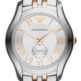 Emporio Armani Classic Quartz Silver Dial Two Tone Steel Strap Watch For Men - AR1824 Buy Now By Emporio Armani