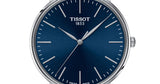 Tissot Everytime Gent Blue Dial Black Leather Strap Watch for Men - T143.410.16.041.00 Buy Now By Tissot
