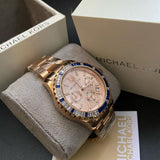 Michael Kors Everest Chronograph Rose Gold Dial Rose Gold Steel Strap Watch For Women - MK5755 Buy Now By Michael Kors
