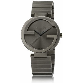 Gucci G Interlocking Quartz Grey Dial Grey Steel Strap Watch For Men - YA133210 Buy Now By Gucci