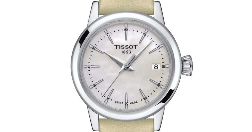 Tissot Classic Dream Lady Mother of Pearl Dial Watch For Women - T033.210.16.111.00 Buy Now By Tissot