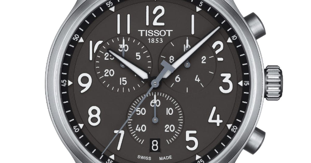 Tissot Chrono XL Vintage Quartz Black Dial Black Leather Strap Watch For Men - T116.617.16.062.00 Buy Now By Tissot