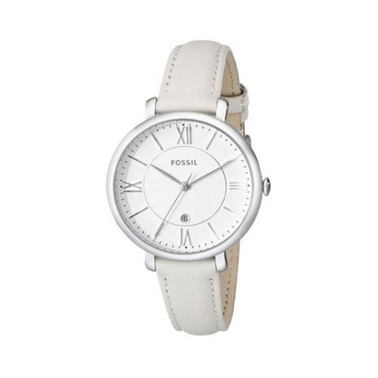 Fossil Jacqueline White Dial Beige Leather Strap Watch for Women - ES3793 Buy Now By Fossil