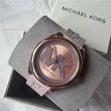 Michael Kors Janelle Three Hand Grey Dial Grey Rubber Strap Watch For Women - MK7314 Buy Now By Michael Kors