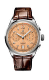 Breitling Premier B01 Chronograph 42 Beige Dial Brown Leather Strap Watch for Men - AB0145331K1P1 Buy Now By Breitling