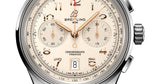 Breitling Premier B01 Chronograph 42 White Dial Brown Leather Strap Watch for Men - AB0145211G1P1 Buy Now By Breitling