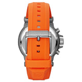Michael Kors Dylan Chronograph Grey Dial Orange Rubber Strap Watch for Men - MK8296 Buy Now By Michael Kors