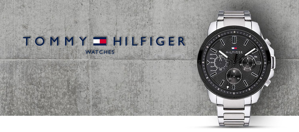 Tommy Hilfiger Iconic Quartz Black Dial Silver Steel Strap Watch for Men - 1791564 Buy Now By Tommy Hilfiger