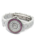 Chanel J12 Quartz Diamonds Mother of Pearl White Dial White Steel Strap Watch for Women - J12 H3243 Buy Now By Chanel