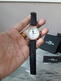 Coach Madison White Dial Black Leather Strap Watch for Women - 14503396 Buy Now By Coach