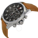 Michael Kors Gage Chronograph Quartz Black Dial Brown Leather Strap Watch For Men - MK8333 Buy Now By Michael Kors