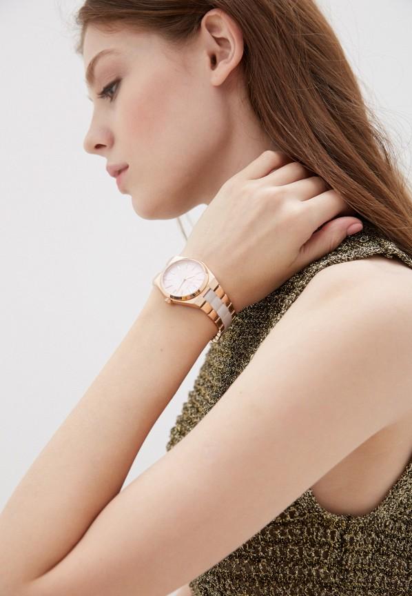 Michael Kors Channing Quartz Mother of Pearl Pink Dial Two Tone Steel Strap Watch For Women - MK6652 Buy Now By Michael Kors