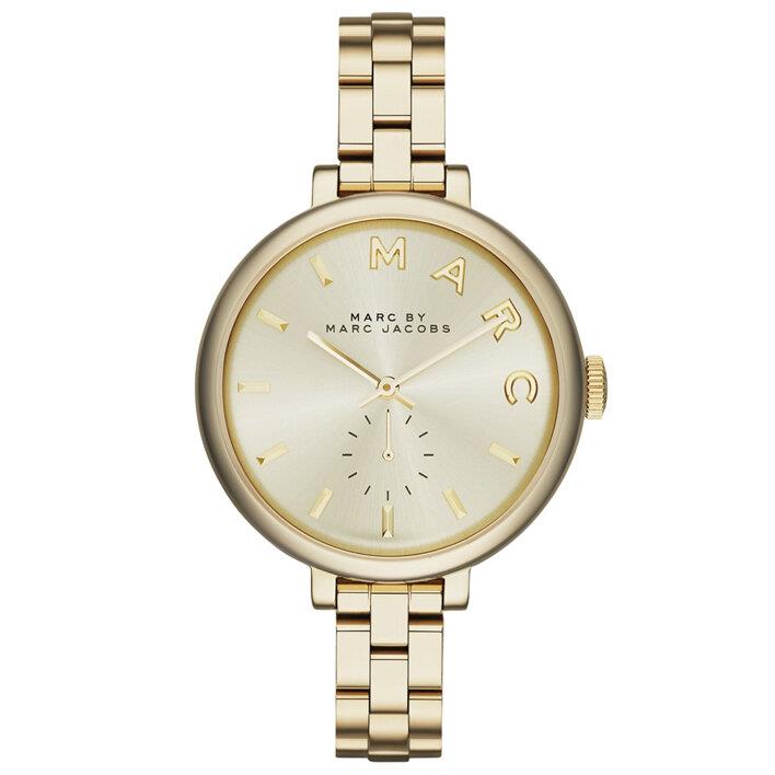 Marc Jacobs Sally Champagne Gold Dial Gold Steel Strap Watch for Women - MBM3363 Buy Now By Marc Jacobs