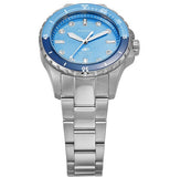 Fossil Blue Dive Three Hand Blue Dial Silver Steel Strap Watch For Women - ES5353 Buy Now By Fossil