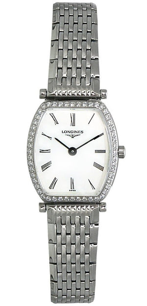 Longines La Grande Classique de Longines Tonneau 22 Diamond Watch for Women - L4.288.0.11.6 Buy Now By Longines