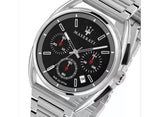 Maserati Trimarano Chronograph Black Dial Silver Stainless Steel Strap Watch For Men - R8873632003 Buy Now By Maserati